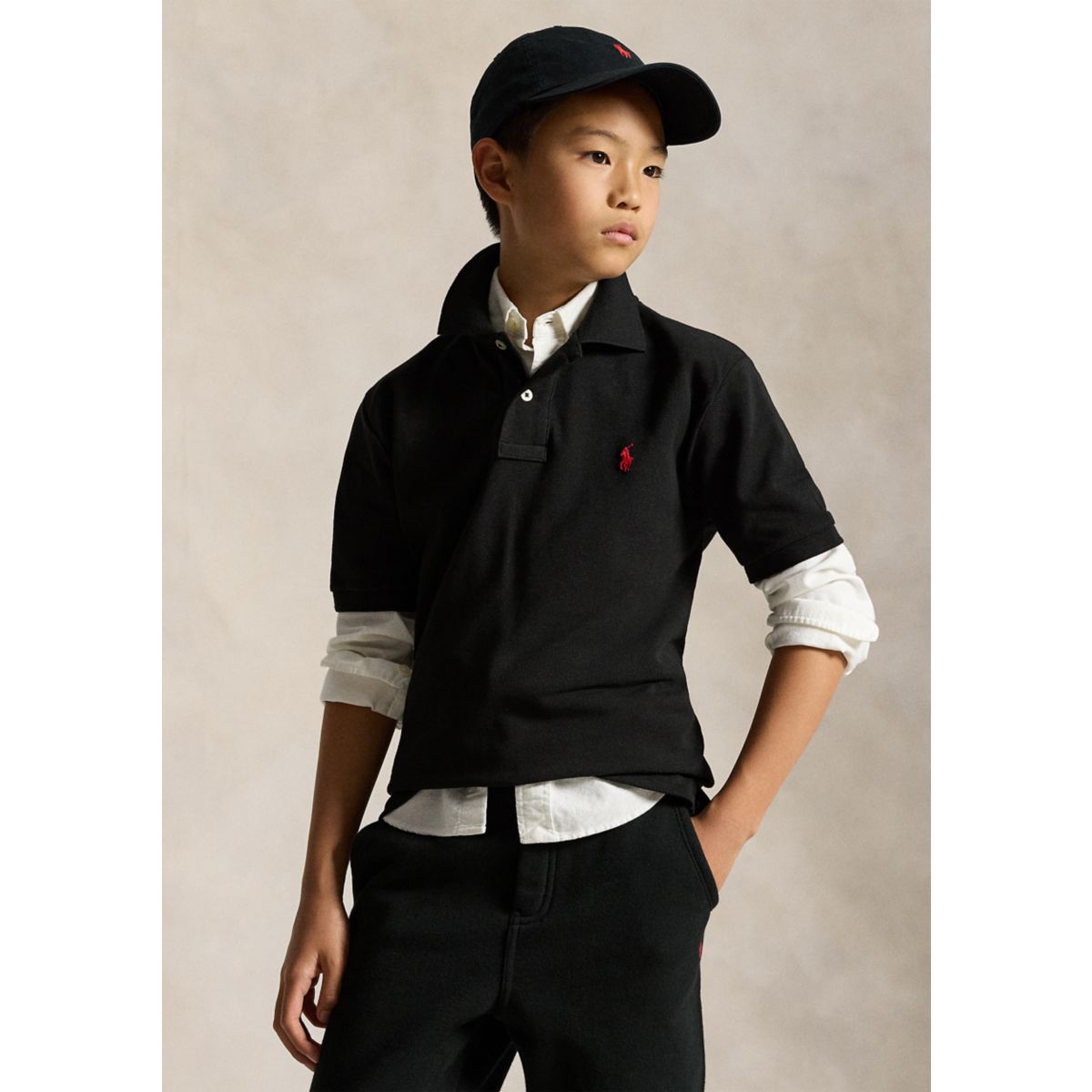 Boys 8-20 Cotton Mesh Polo Shirt - 10