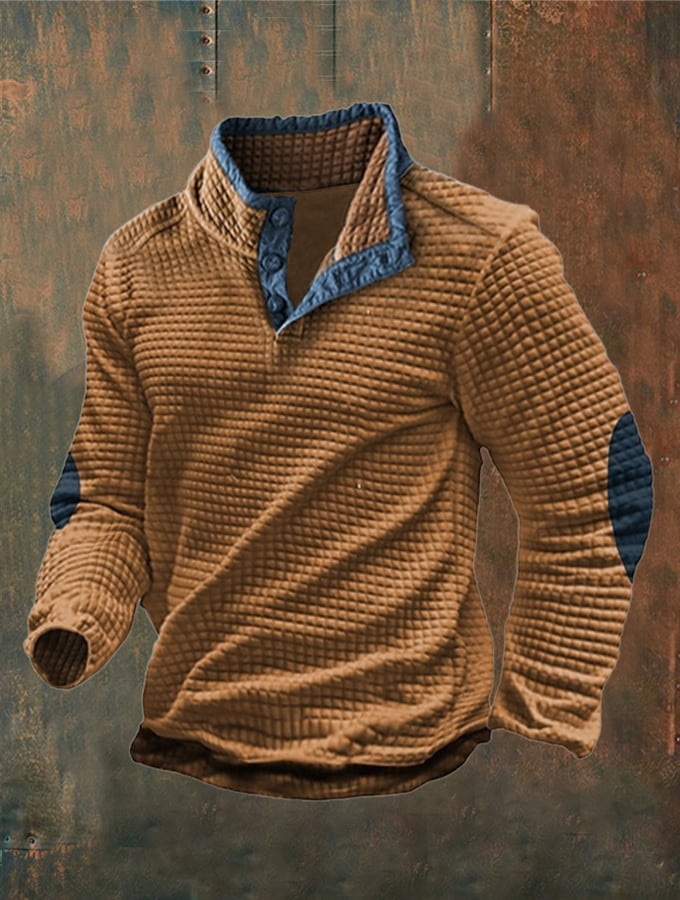 Sudadera Waffle para hombre