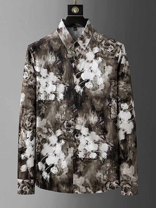 Camisa Light de lujo ejecutivo a rayas para hombre