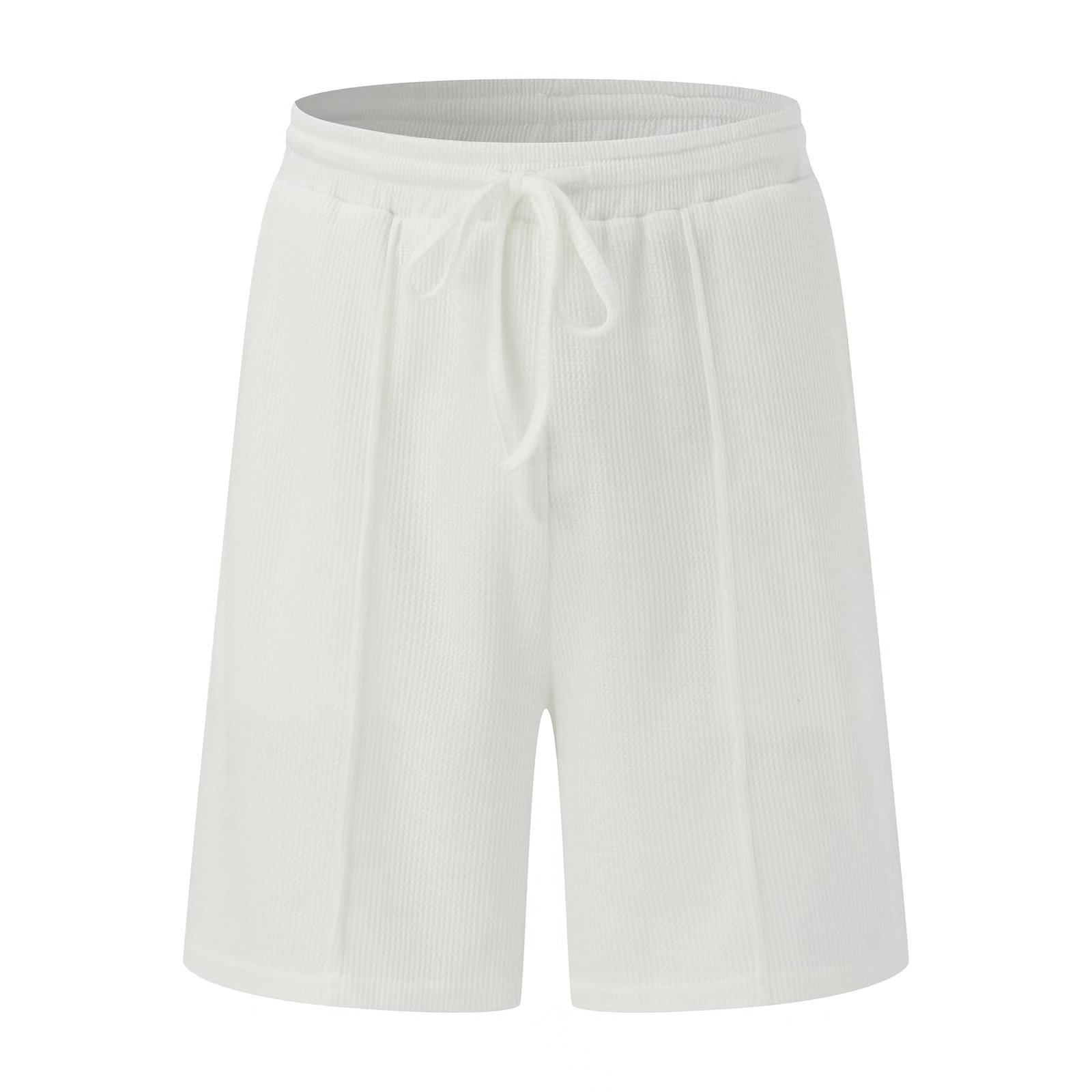 Suitmens White tejido V-Neck tejido Polo para hombre