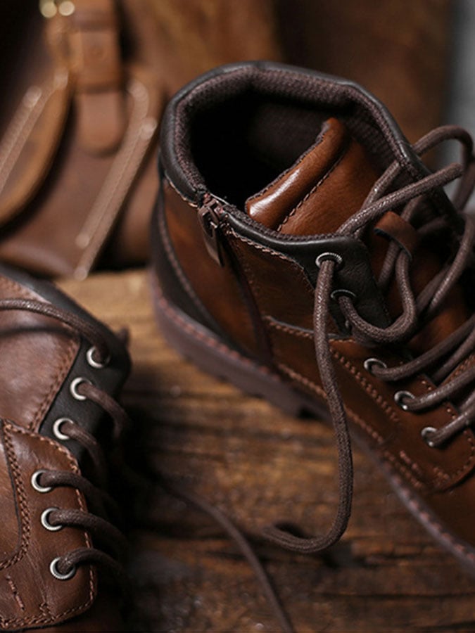 Botas casual cierre Lace-Up Martin