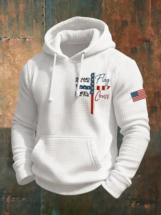 Sudadera casual Faith Checkered jacquard para hombre