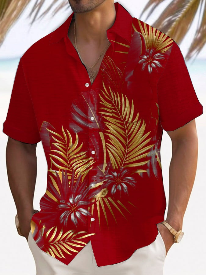 Camisa Art Hawaiian Resort casual (Pockets Included) para hombre
