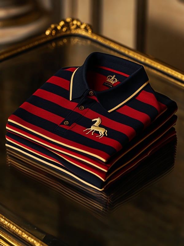 Camisa polo ejecutivo casual Button de manga corta para hombre