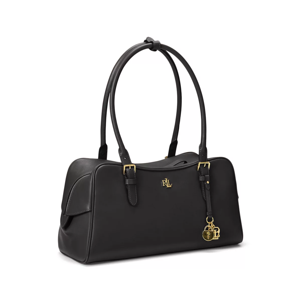 Leather Large Marcy Zip Satchel Bag - 3