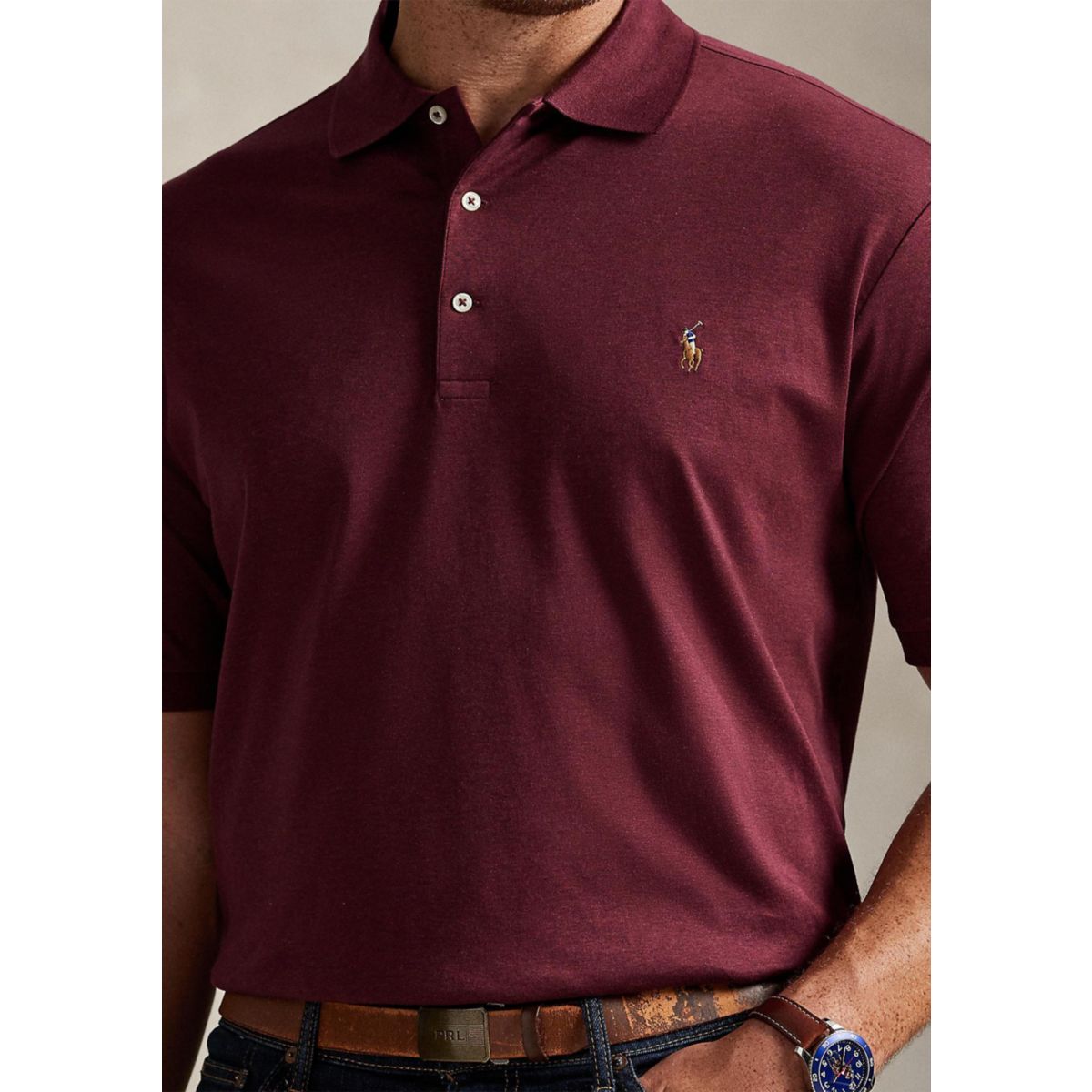 Big & Tall Soft Cotton Polo Shirt - 3