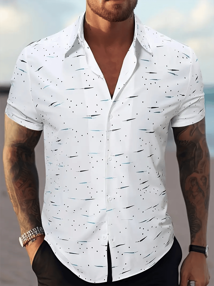 Camisa ejecutivo de manga corta para hombre