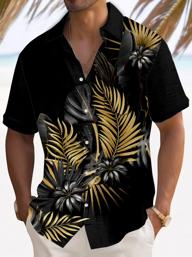 Camisa Art Hawaiian Resort casual (Pockets Included) para hombre
