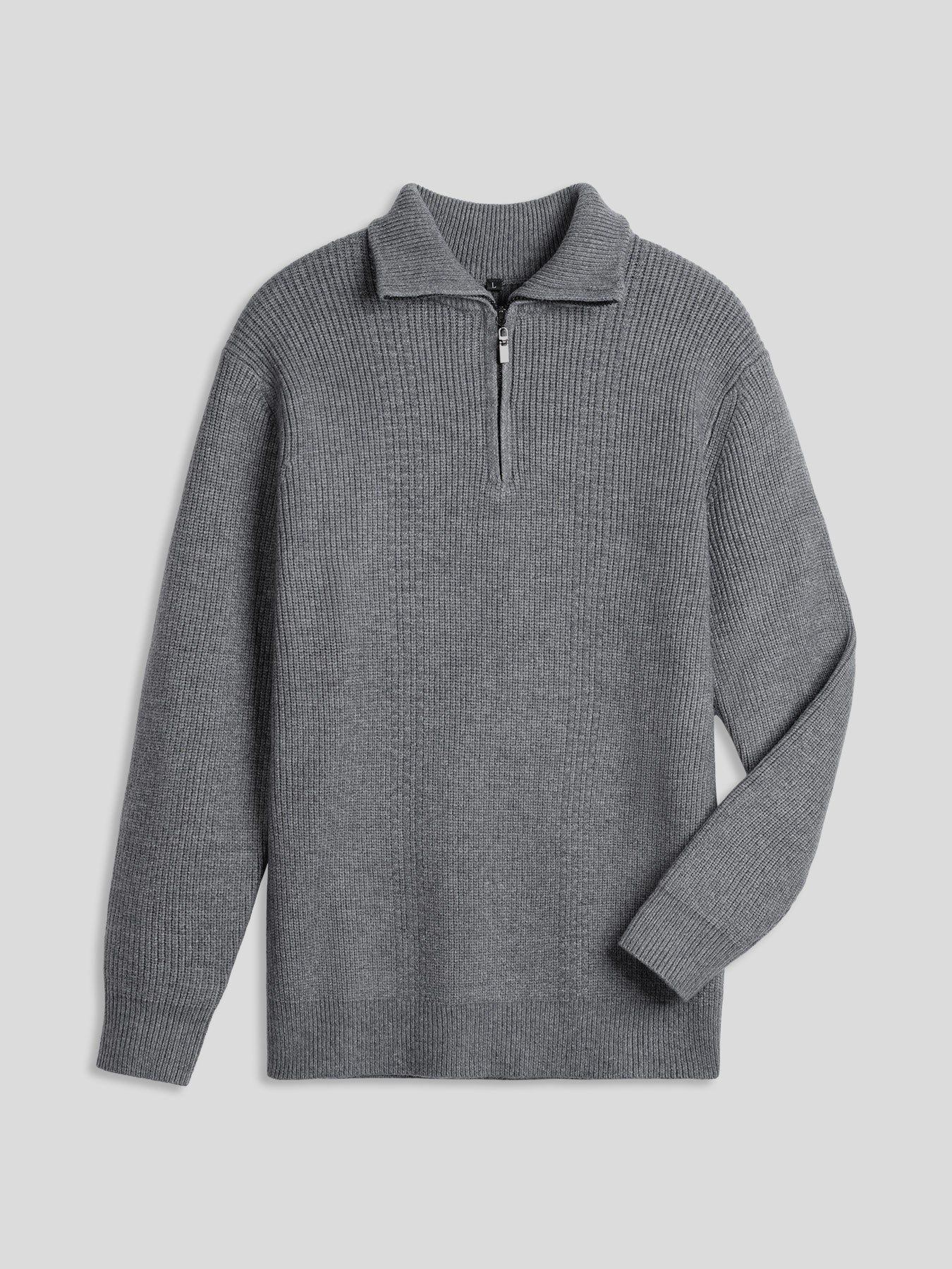 Gentletejido Half-Zip High cuello Sweater