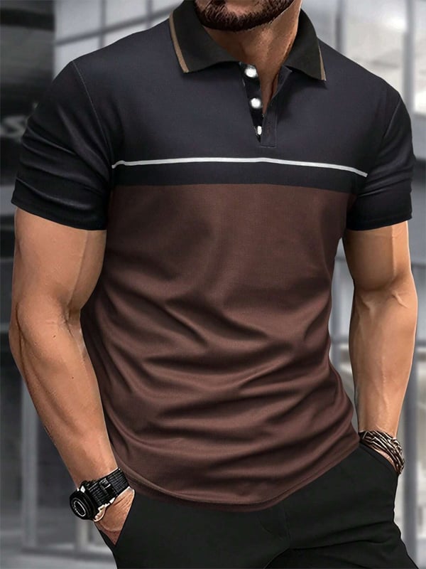 Camisa casual ejecutivo de moda polos para hombre