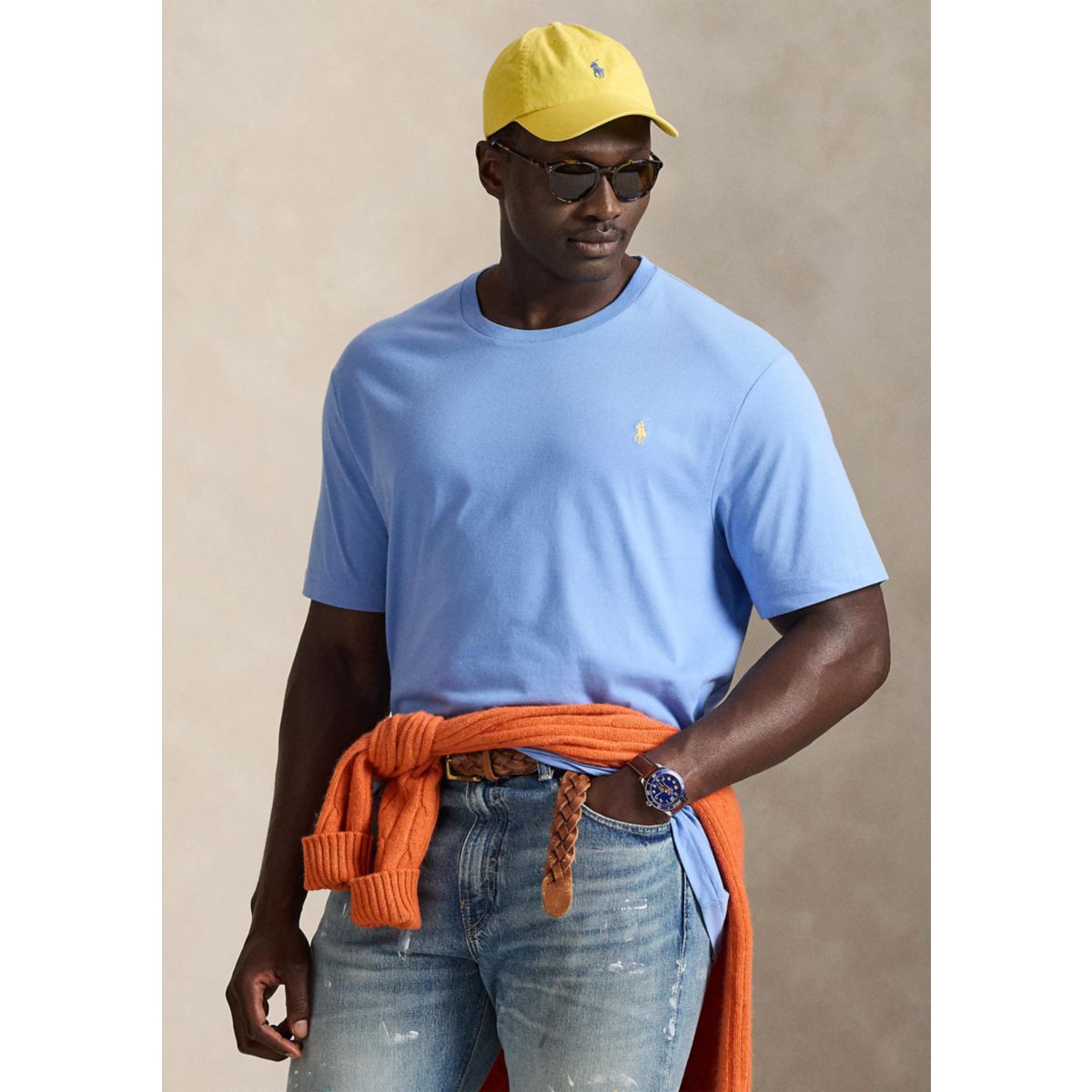 Big & Tall Jersey Crewneck T-Shirt - 6