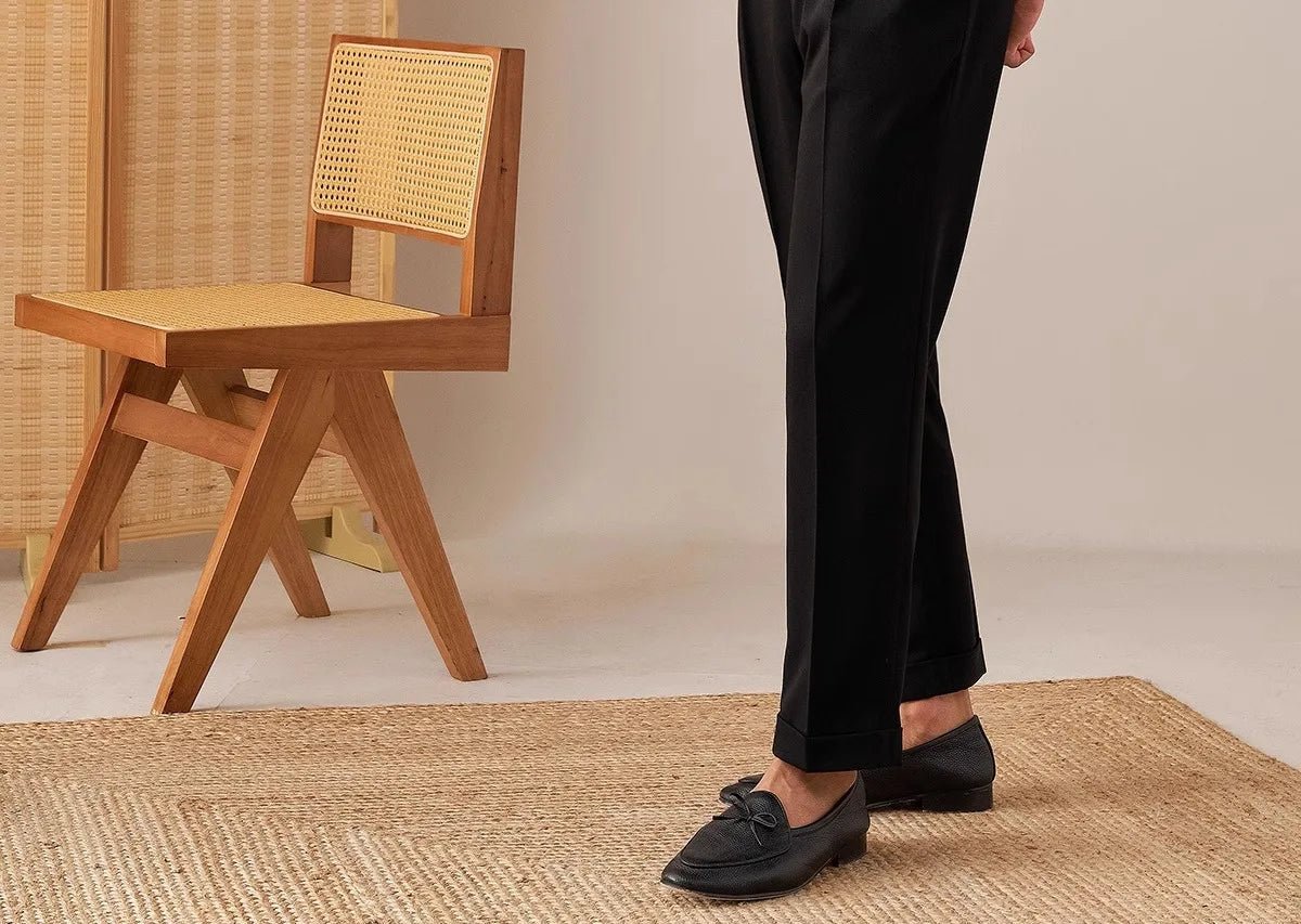 Pantalón casual con botones straight fit elegant