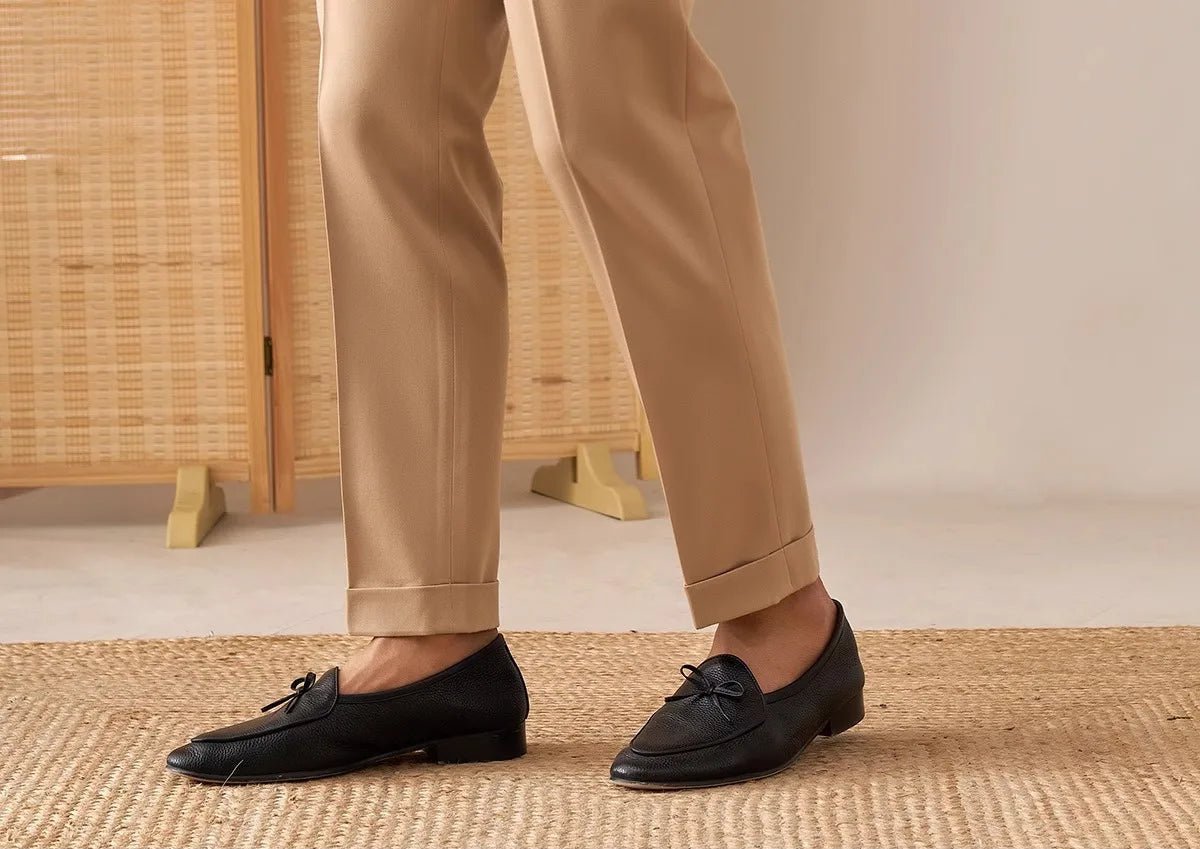 Pantalón casual con botones straight fit elegant