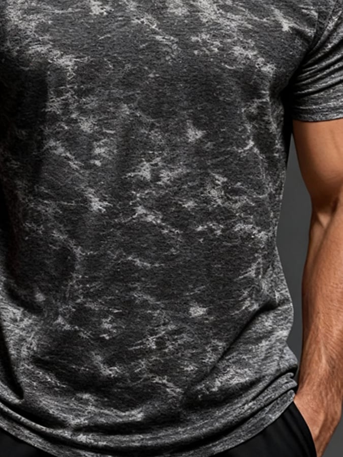 Camiseta Basic Pure de algodón diseñoed de manga corta para hombre