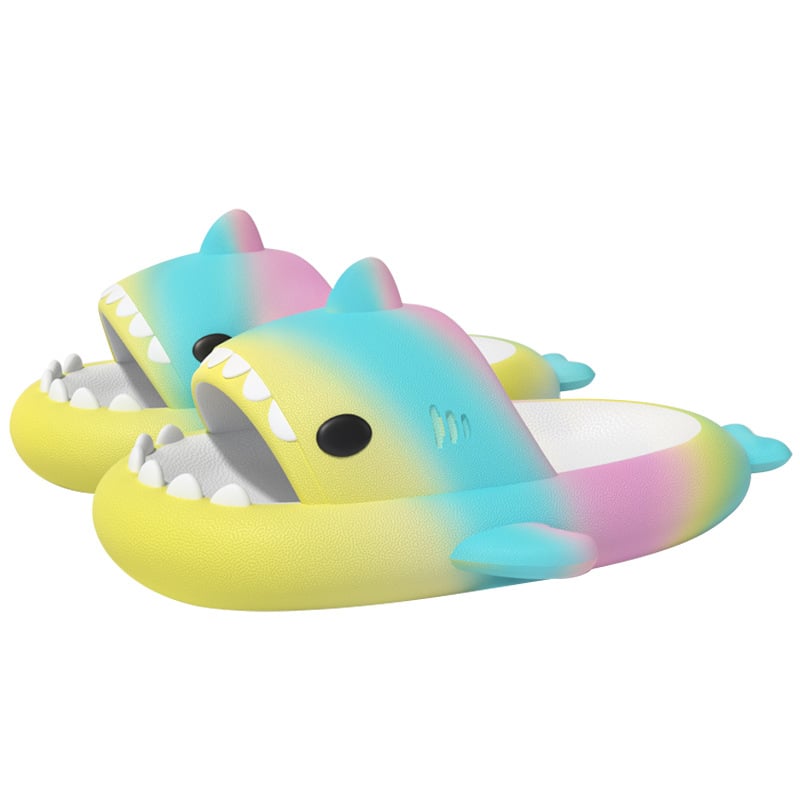 De modaable And Cute degradado Eva Shark Slippers