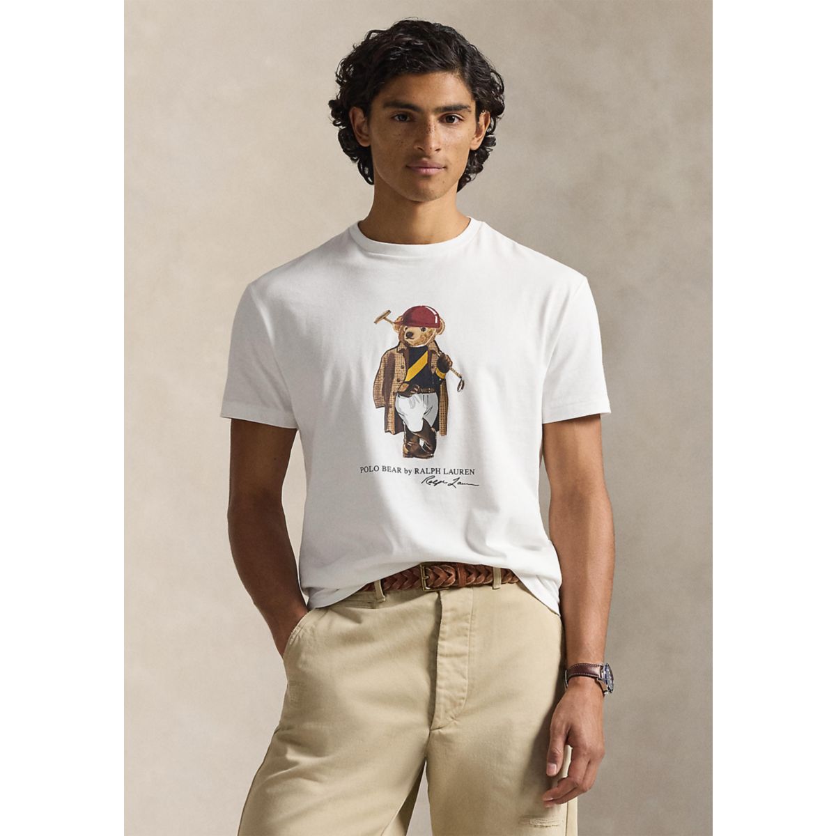 Men's Classic Fit Polo Bear Jersey T-Shirt - 1