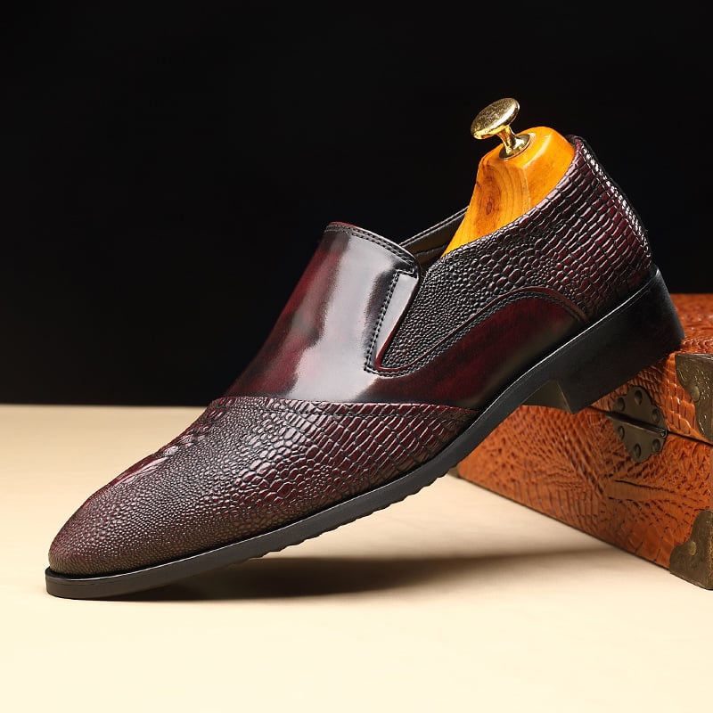 Zapatos clásicoal formal Style casual cuero Dress para hombre