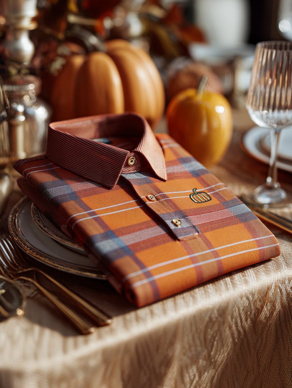 Camisa polo Holiday Check casual de manga corta para hombre
