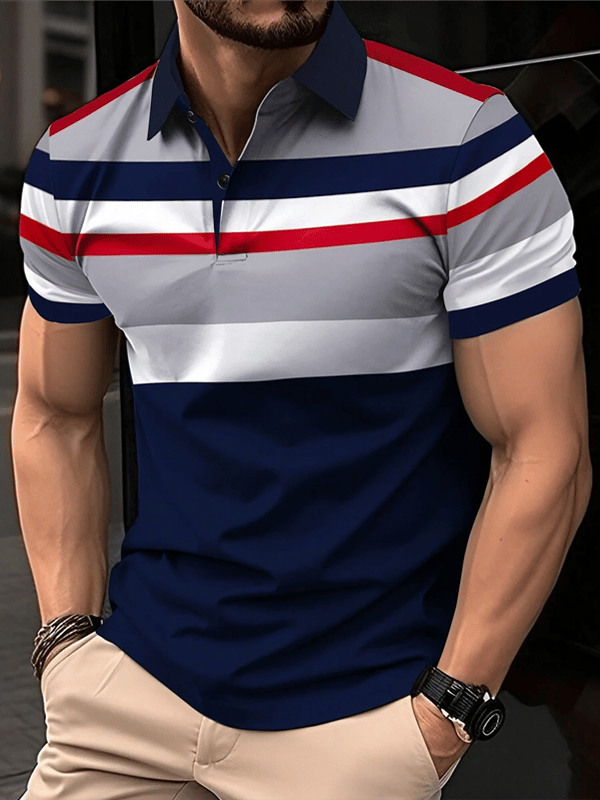 Camisa casual ejecutivo de moda polos para hombre