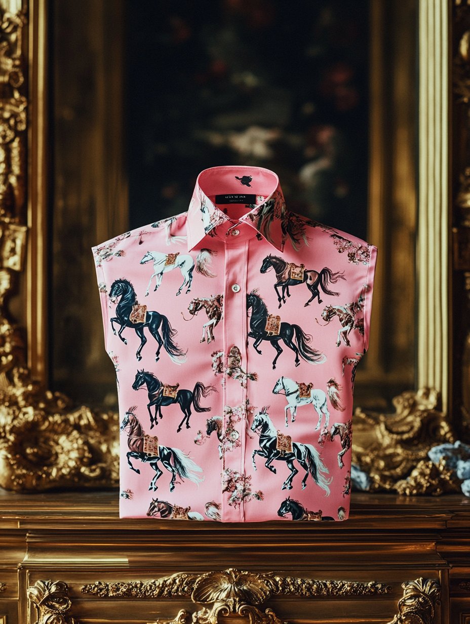 Camisa Jockey de manga corta para hombre