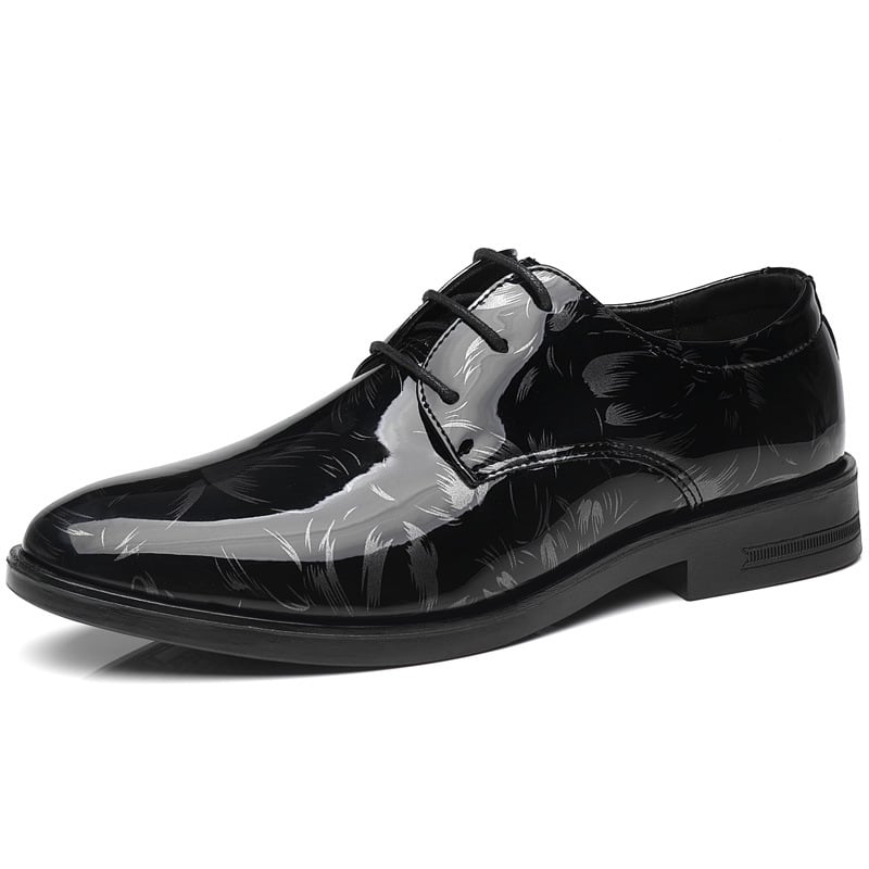 Zapatos petal diseño cuero para hombre