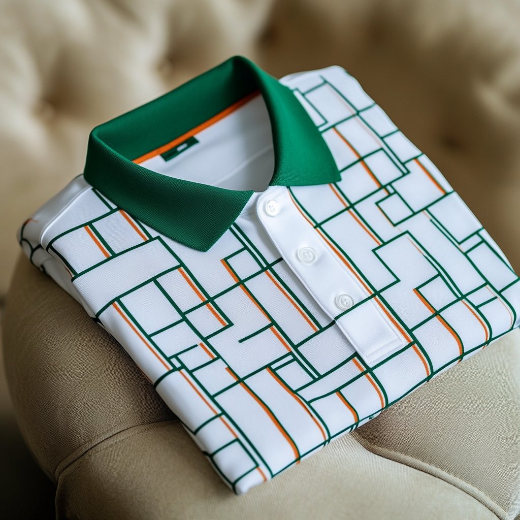 Camisa polo ejecutivo casual jacquard Button de manga corta para hombre