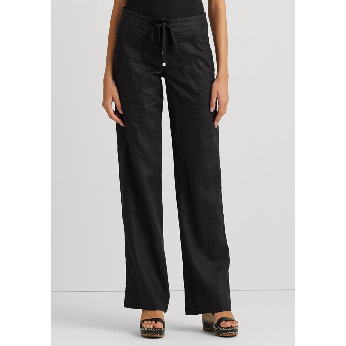 Women's Linen Wide-Leg Pants - 7