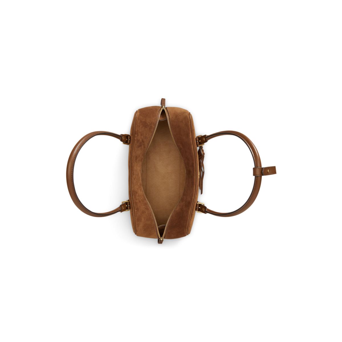 Suede Large Marcy Zip Satchel - 5