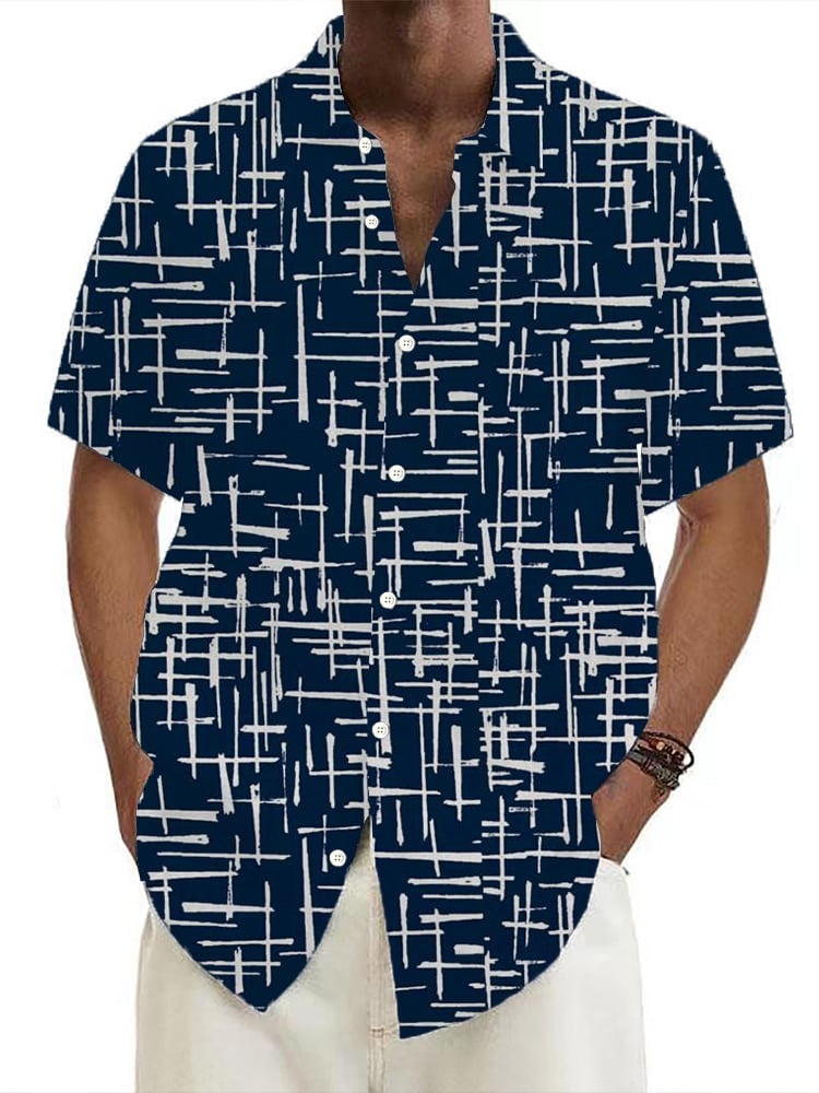 Abstract Texture Art Princamiseta para hombre
