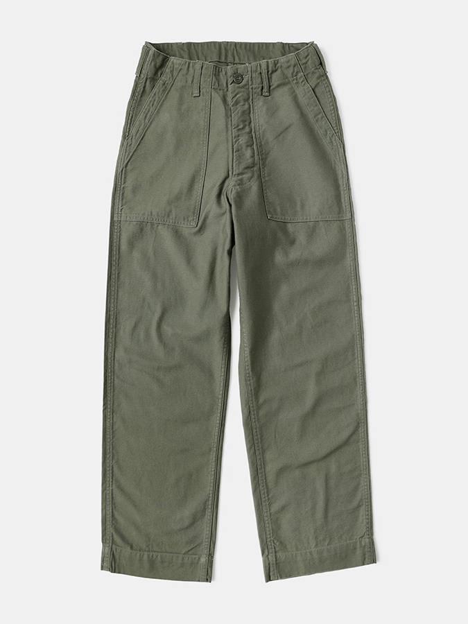 Retro de color sólido Multi-bolsillo Design casual Trousers para hombre
