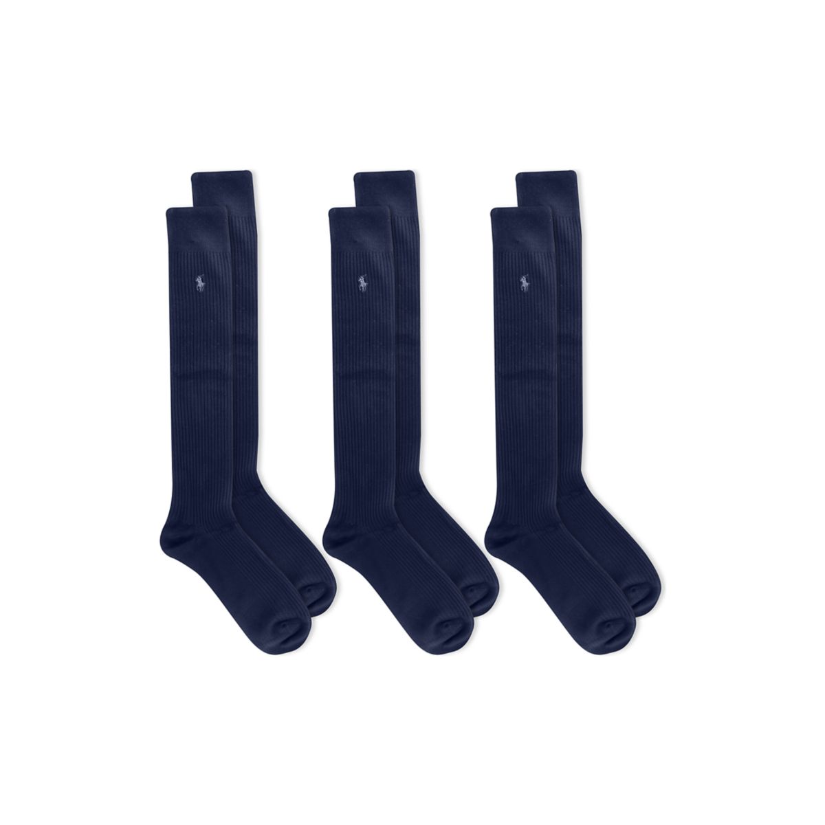 Microfiber Ribbed Over the Calf Socks – 3 Pack - 2