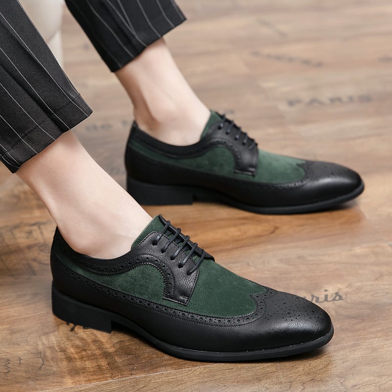 Zapatos de modaable British Comfortable casual Pointed Toe All-Match cuero