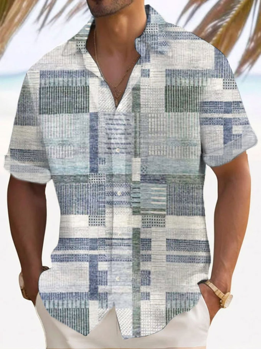 Resort Style Princamiseta para hombre