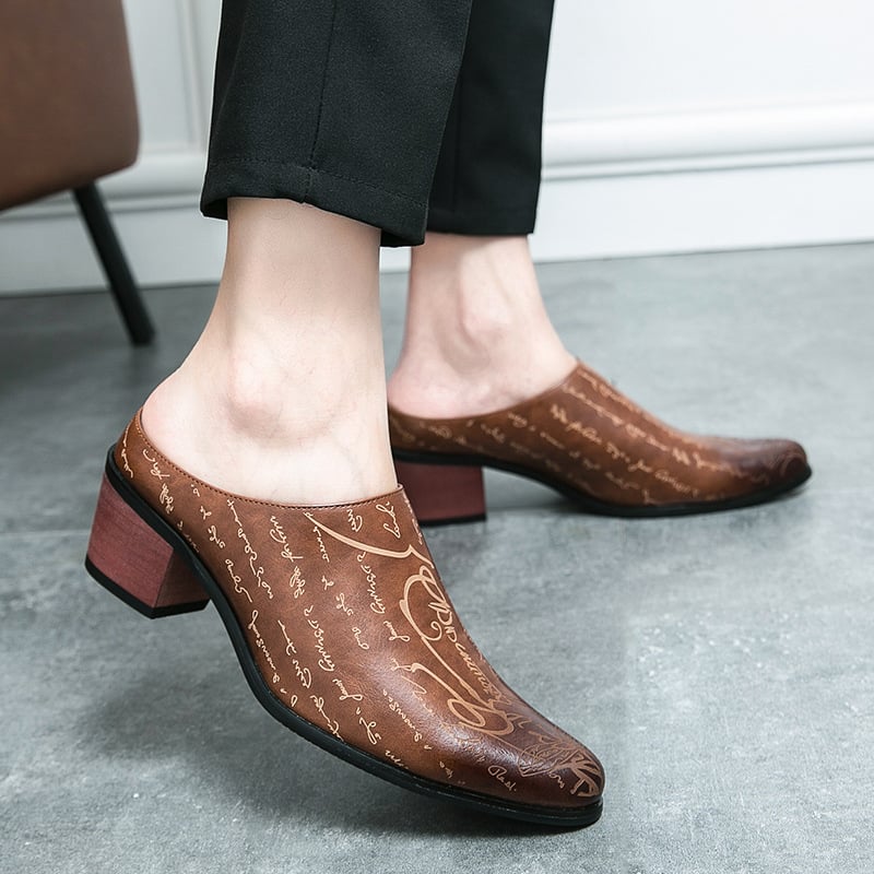 Zapatos casual British Trendy cuero para hombre