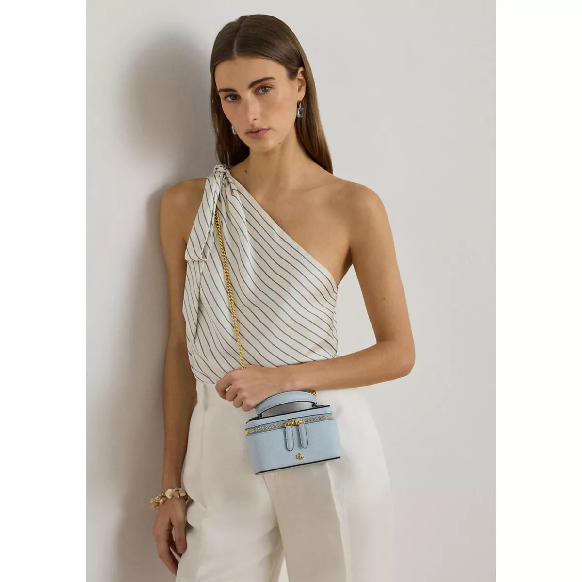 Leather Small Hallee Crossbody Bag - 9