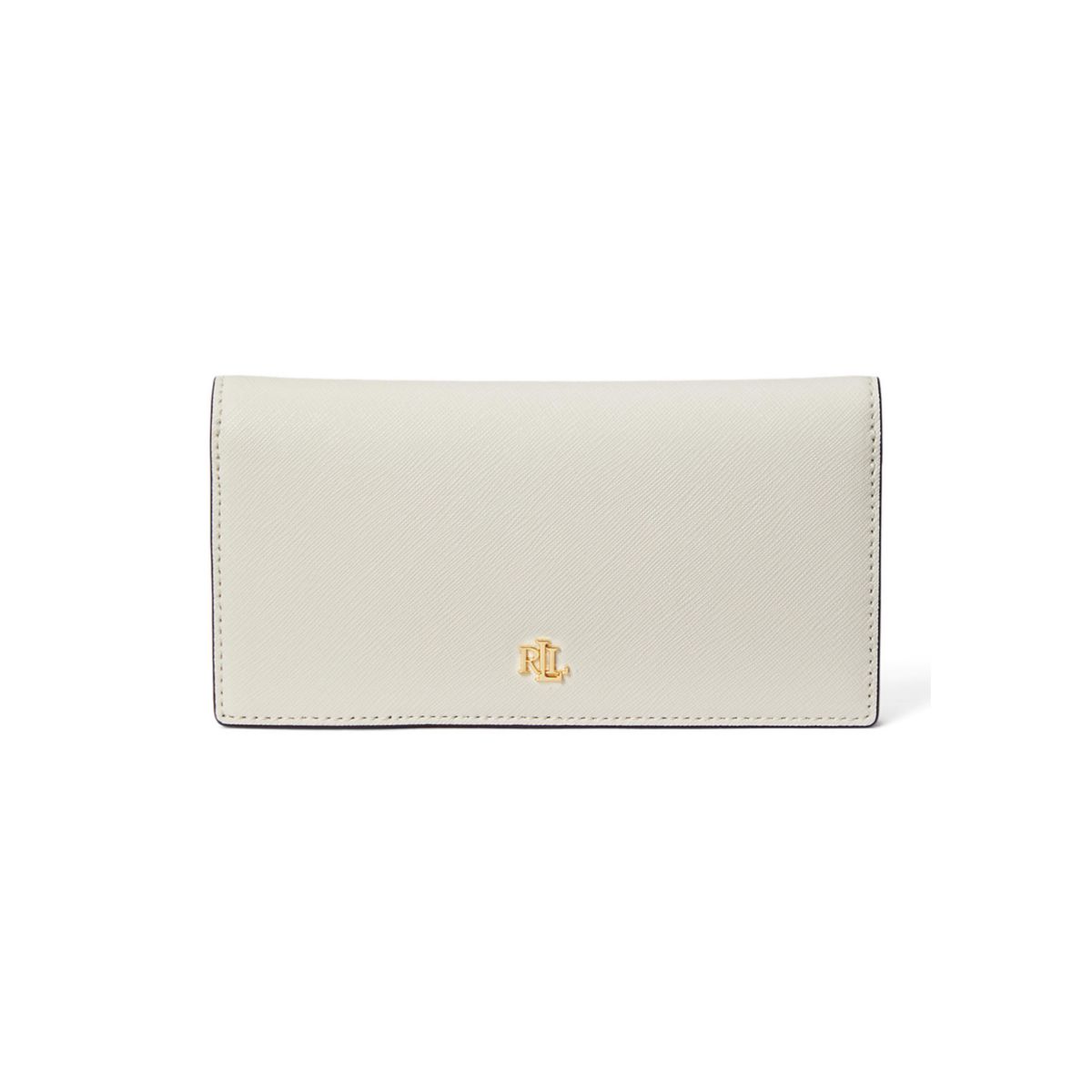 Crosshatch Leather Slim Wallet - 1