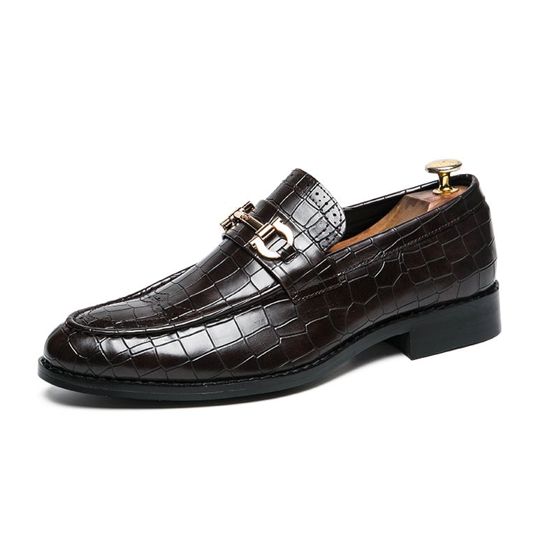 Zapatos ejecutivo casual Exotic Skin para hombre