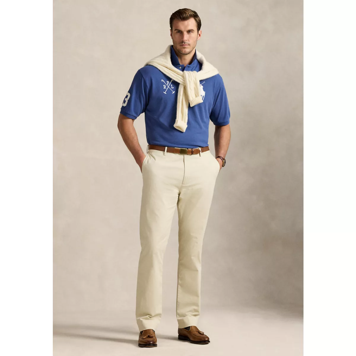Big & Tall Big Pony Mesh Polo Shirt - 4