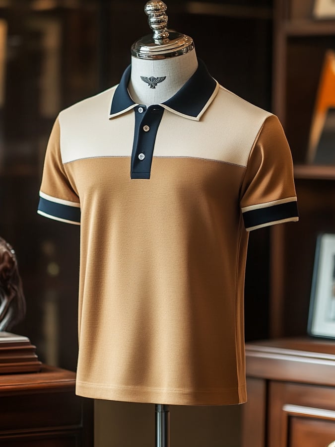 Camisa polo ligero, comfortable, high-end for men