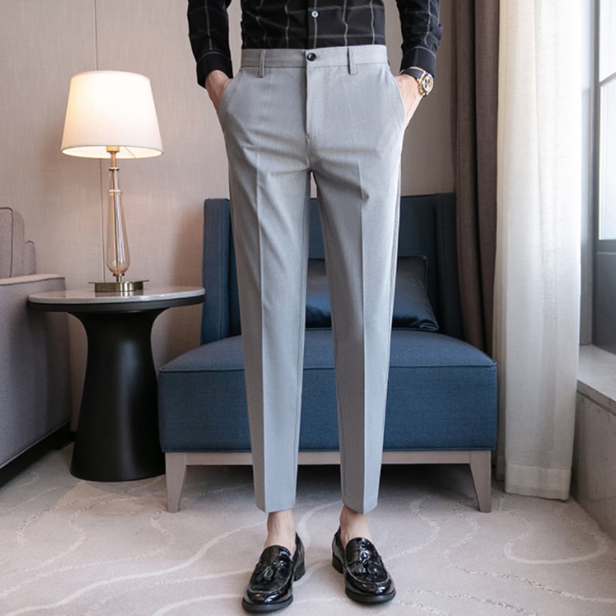 Ejecutivo Style casual Trousers para hombre