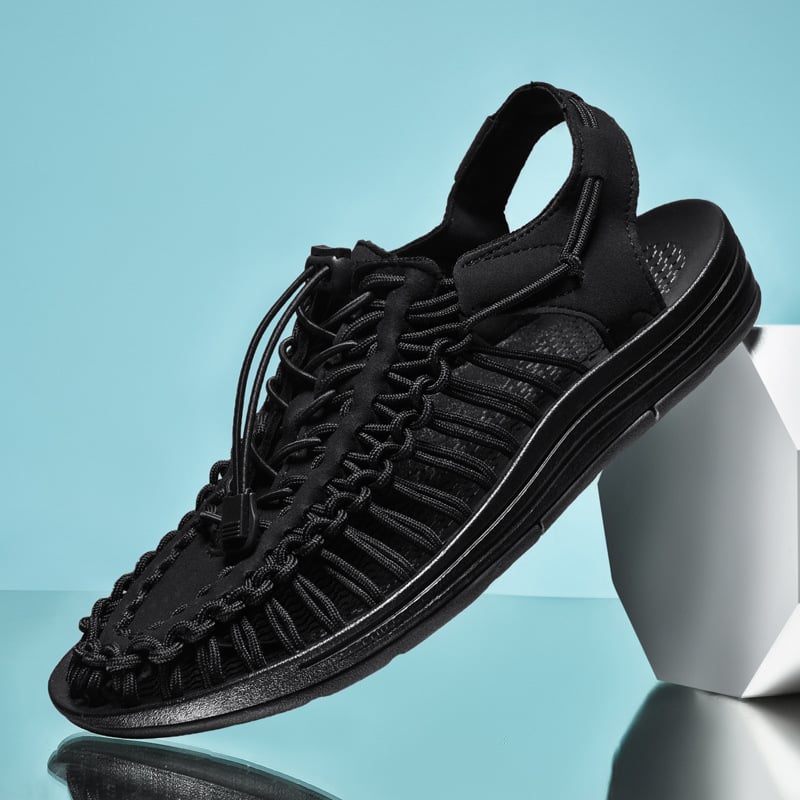 Sandalias Braided casual Openpara trabajo Roman