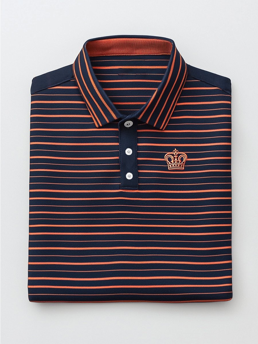 Camisa polo ejecutivo casual Button de manga corta para hombre