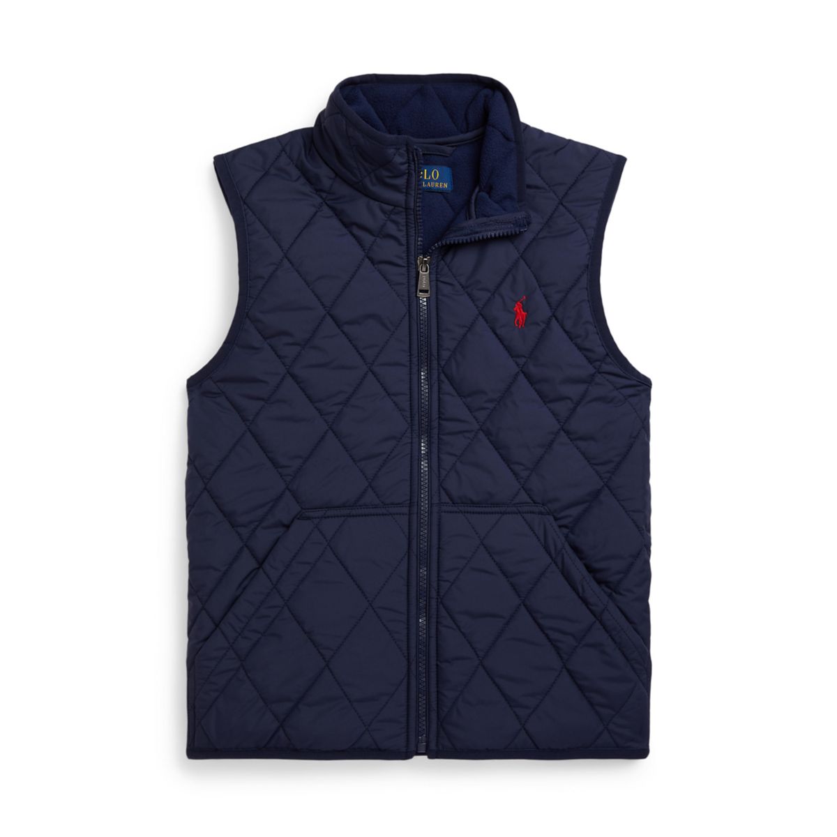 Boys 8-20 Fleece-Lined Quilted Vest - 5