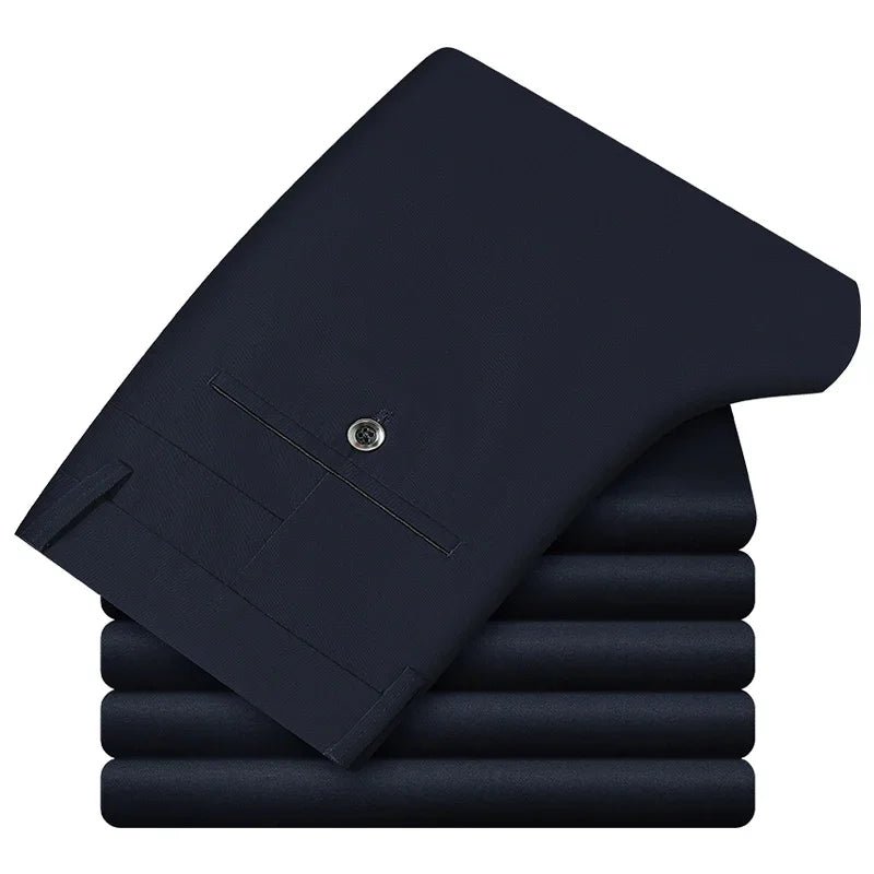 Pantalón de algodón clásico smart-casual