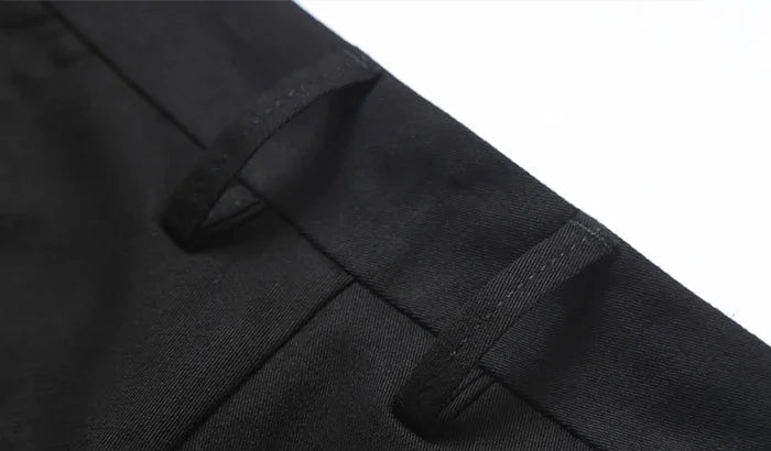 Pantalón de algodón clásico smart-casual