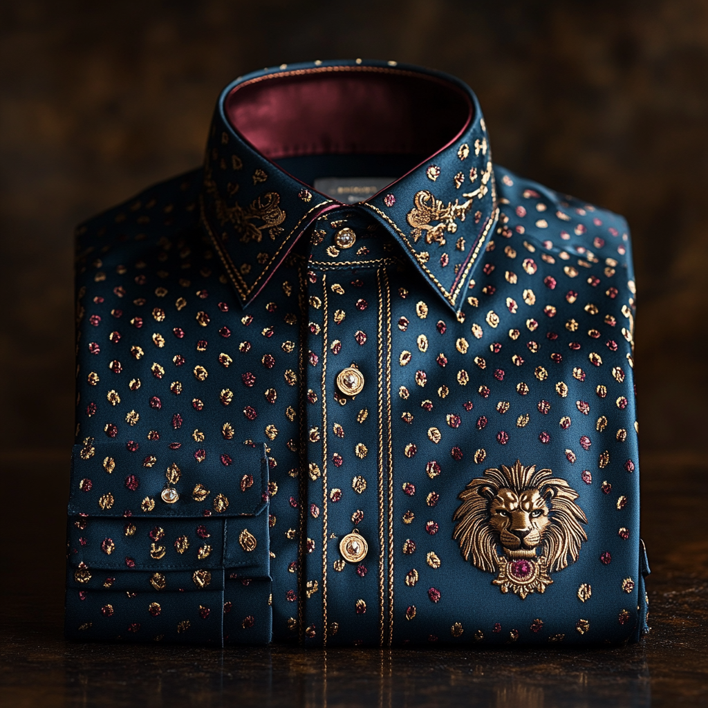Camisa clásico Style wrinkle-resistant formal casual de manga larga