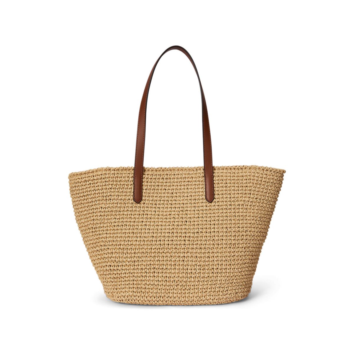 Crocheted Straw Large Lainey Tote Bag - 3