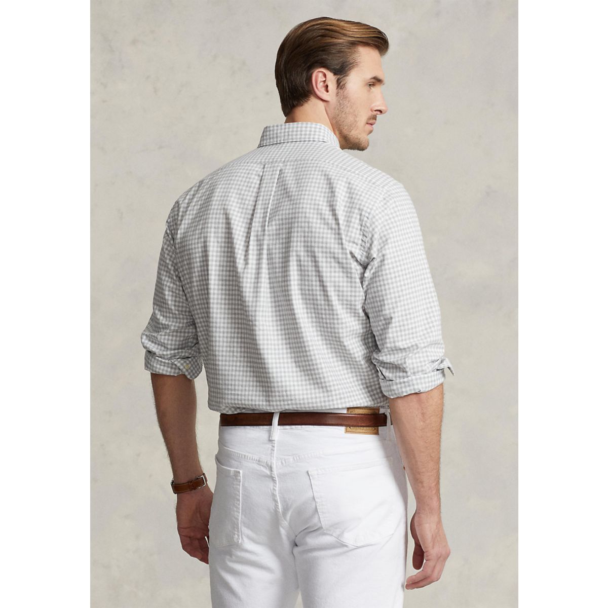 Big & Tall Plaid Oxford Shirt - 2