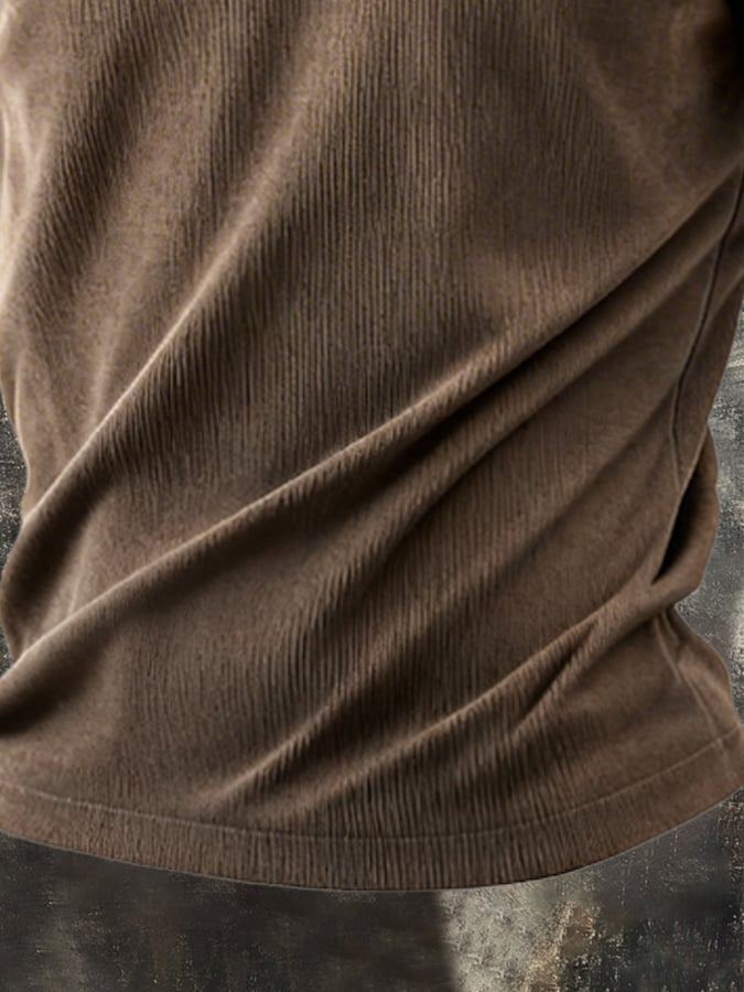 Camiseta retro Patriot Patchpara trabajo Waffle para hombre