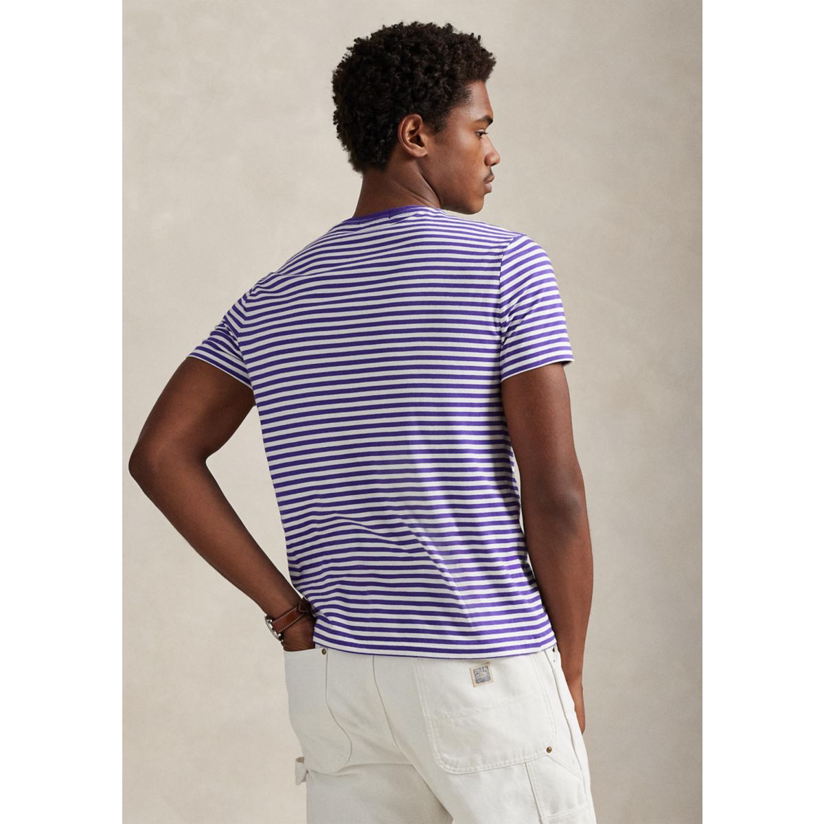 Classic Fit Striped Jersey T-Shirt - 2